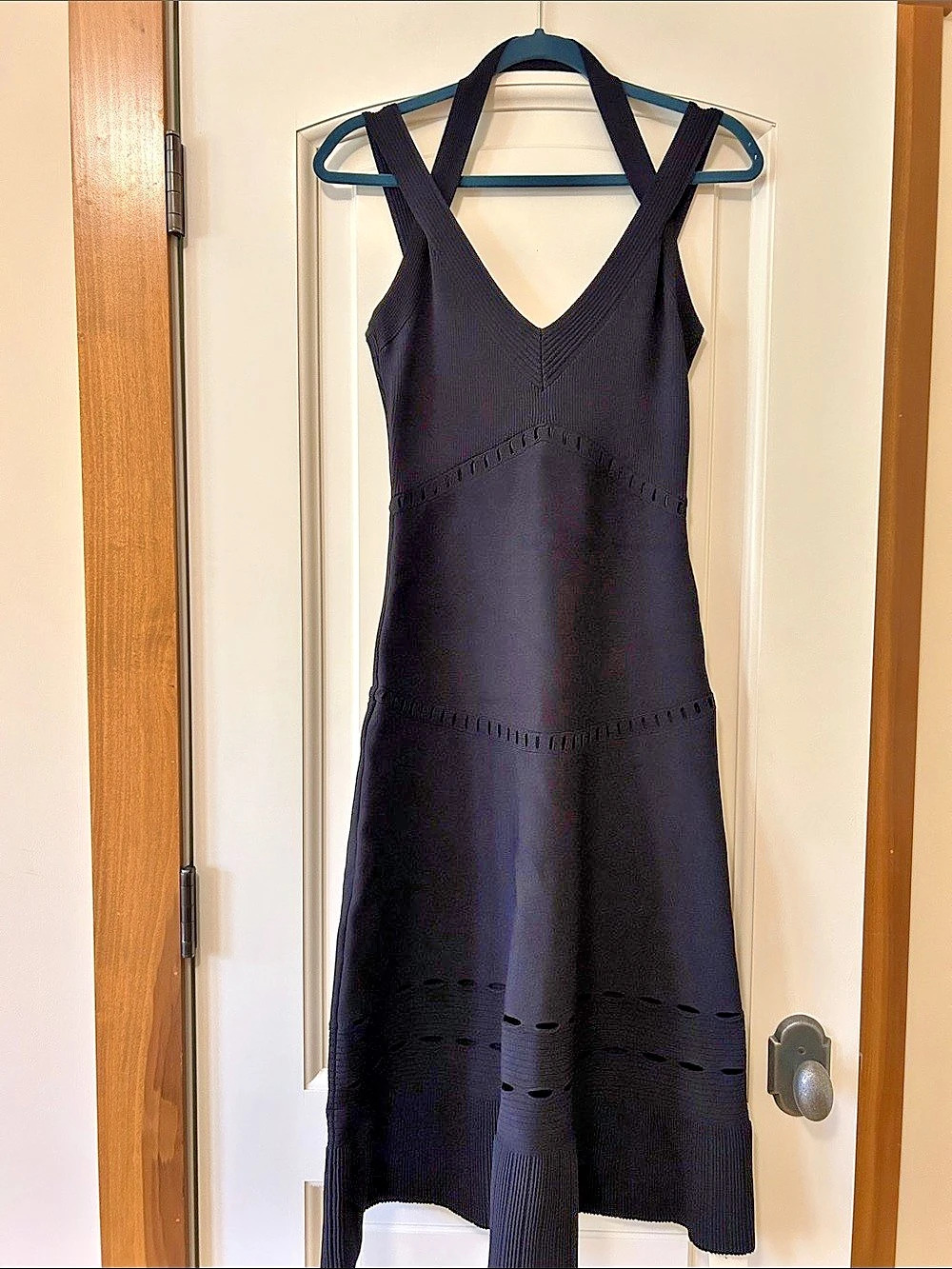 ALEXISBlack Cutout Midi Dress Size Medium for All the Holiday Occasions